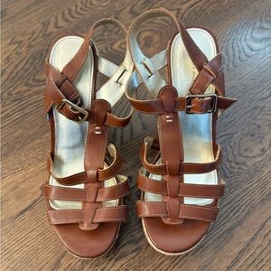 Tommy Hilfiger Brown Espadrille Sandals